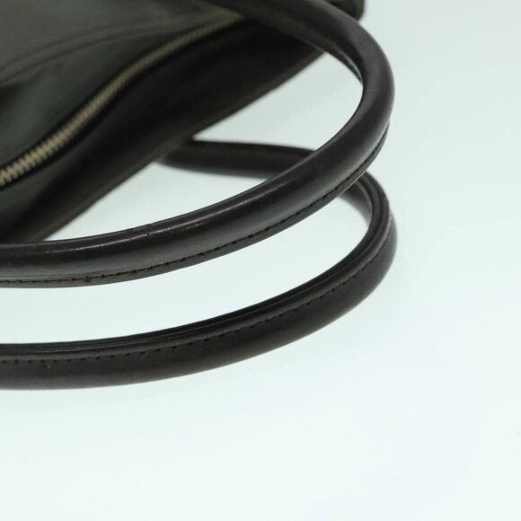 Burberrys Nova Check Blue Label Hand Bag Canvas Khaki - Picture 8 of 14